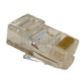 Pack/10 RJ45 Plugs for Solid CAT5