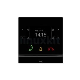 2N Indoor Compact Touchscreen Digital Intercom in Black
