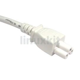 UK C5 Power Cable White