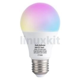 Shelly Multicolour RGBW Smart Bulb E27 Gen3