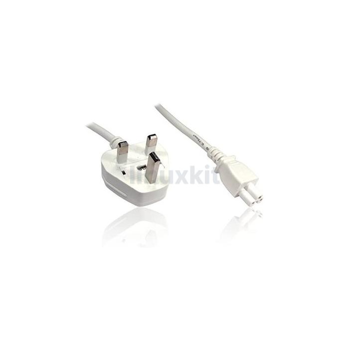 UK C5 Power Cable White - 190