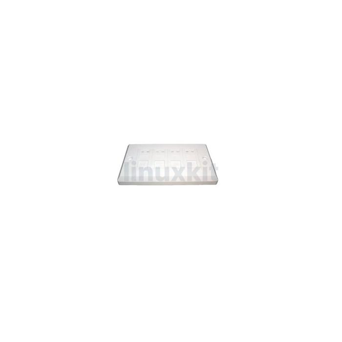 CAT5e Quad Port Faceplate and 4 x Modules