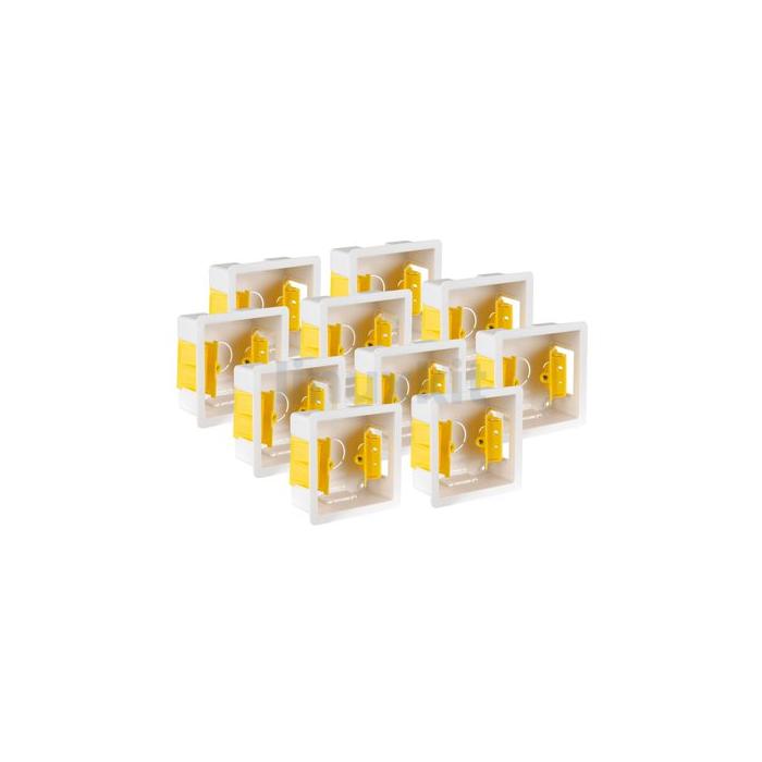 Single Lining Back Boxes 35mm - 10 Pack