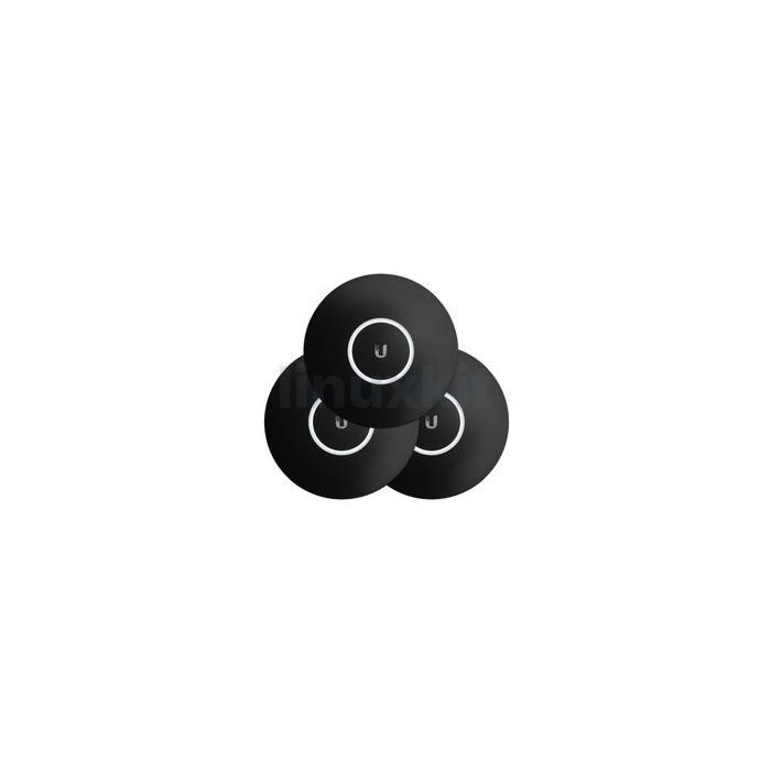 Ubiquiti UniFi Black Design Cover for UAP-nanoHD - 3 Pack