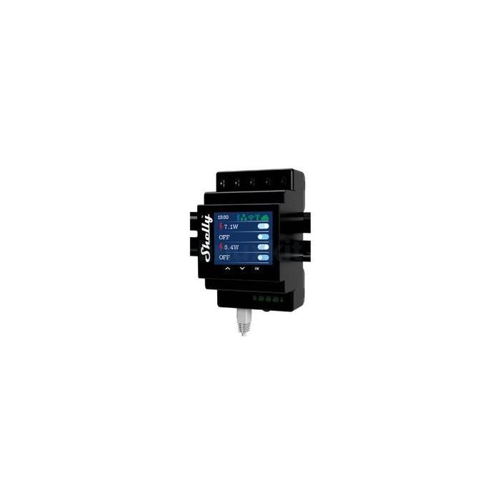 Shelly Pro 4PM 4-Channel DIN-Rail Smart Switch with Power Metering