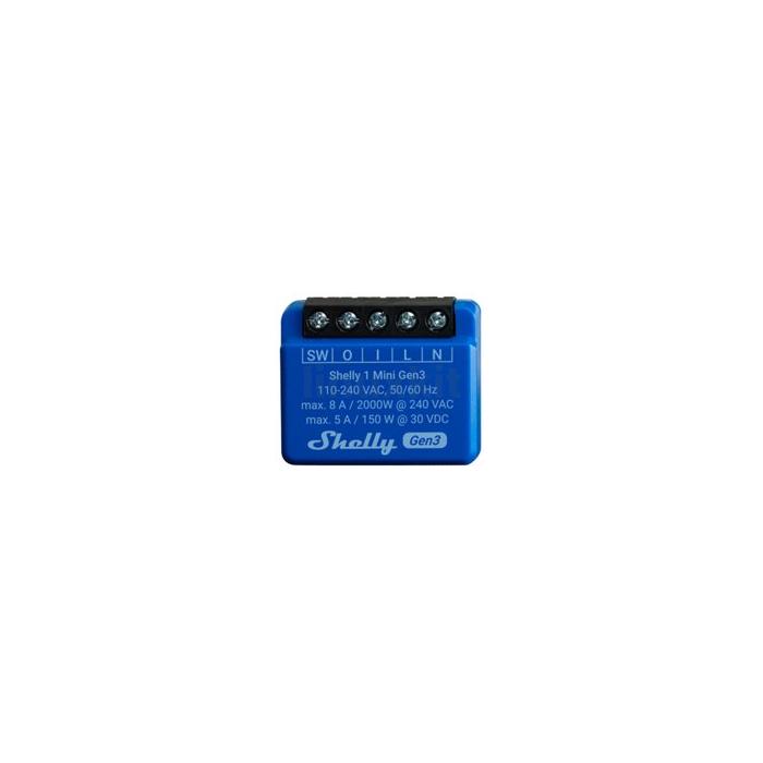 Shelly 1 Mini Gen3 WiFi Operated Smart Switch