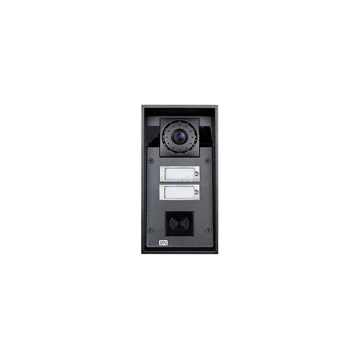 2N IP Force 9151102 - 2 Buttons, HD Camera, 10w Speaker &RFID Ready