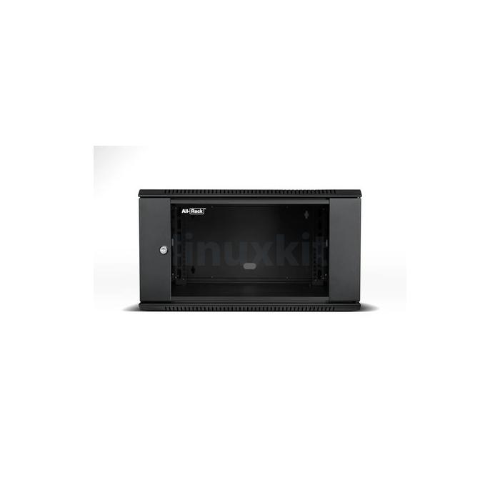 All-Rack 6U 600mm Deep Wall Mount Data Cabinet (Black)