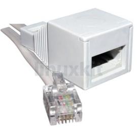 RJ11 Plug To BT Socket Connector RJ11 Plug To BT Socket Connector