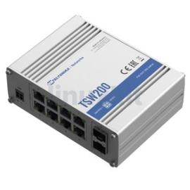 Teltonika TSW200 8-Port Industrial Unmanaged PoE+ Switch
