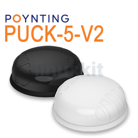 5-in-1 automotive PUCK antenna - white