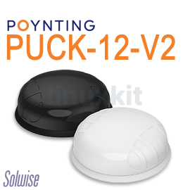 White 2x2 Dualband WiFi PUCK-12 Antenna