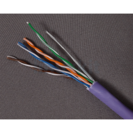 305m Box solid CAT5E cable - violet 305m Box solid CAT5E cable - violet