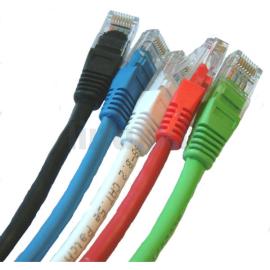 0.25m CAT5e patch lead blue