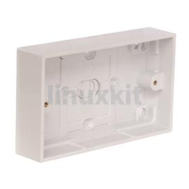 Double Back Box 2 Gang 32mm Double Back Box 2 Gang 32mm