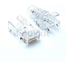 RJ45 Plug and HD Boots (100-pack)