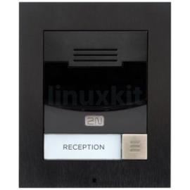 2N IP Solo Surface Mount Intercom 9155301CBS in Black