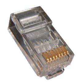 10pack - RJ45 plugs for solid CAT6 cable