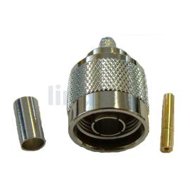 Reverse N Plug crimp for HDF200 cable