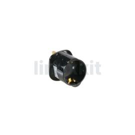 EU to UK Plug Adapter PSUUKEU-R - Round in Black