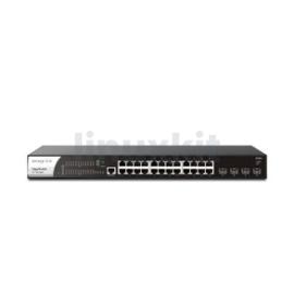 Draytek VigorSwitch P2282X 24-Port Gigabit PoE+ Network Switch