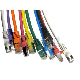 0.25m CAT6a patch lead blue