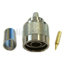 N Plug crimp for LMR200 cable
