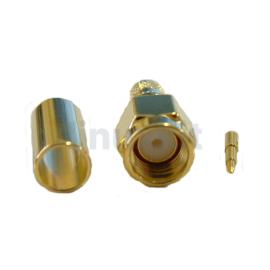 SMA Plug for HDF/LMR200 cable (male pin)