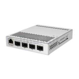 MikroTik 5-Port Desktop Switch with 4 SFP+ Ports and PoE-in (CRS305)
