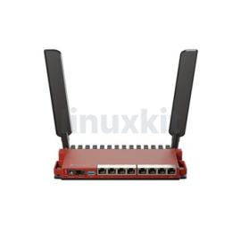 MikroTik L009 8-Port PoE WiFi 6 Router (L009UIGS-2HAXD-IN)