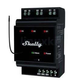 Shelly Qubino Wave Pro 3 Long-Range 3-Channel Smart Switch