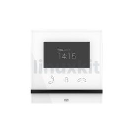 2N Indoor Compact Touchscreen Digital Intercom in White