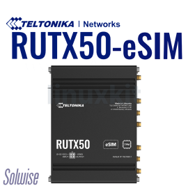 Teltonika 5G router with eSIM & Dual-SIM