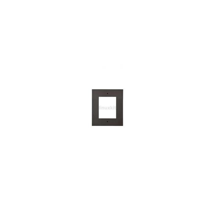 2N IP Verso 1-Module Flush-Mount Frame 9155011B in Black