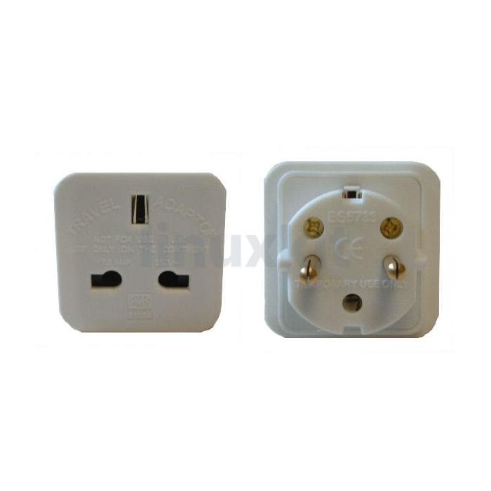 Travel adapter (UK in Europe)