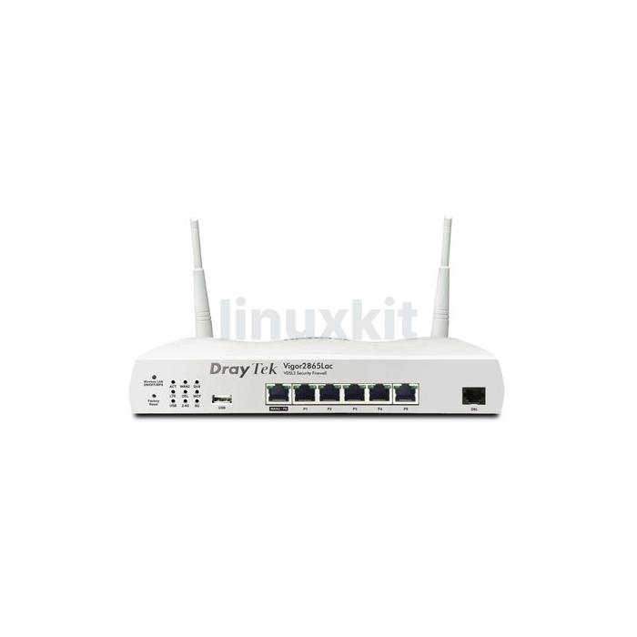 DrayTek Vigor 2865LAC AC1300 Wireless VDSL Router with 4G, LTE modem