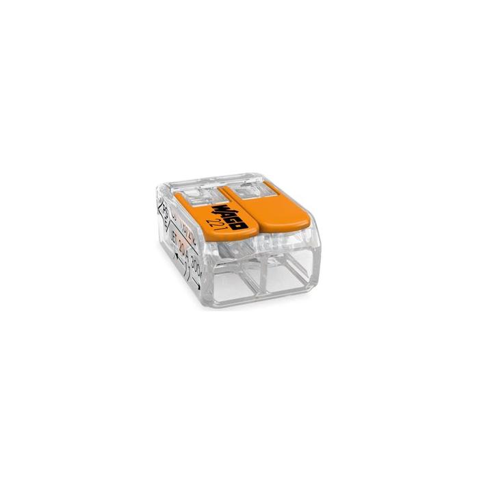 Wago 221-412 2-Conductor Splicing Connector; Max 4mm (100 pcs)