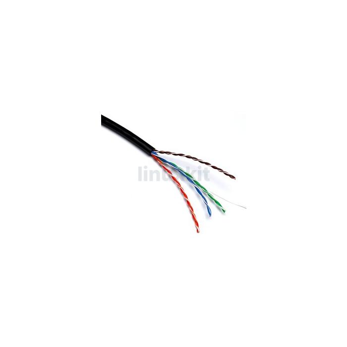 Cat5e U/UTP External Grade Fca PE 305m Box - Black