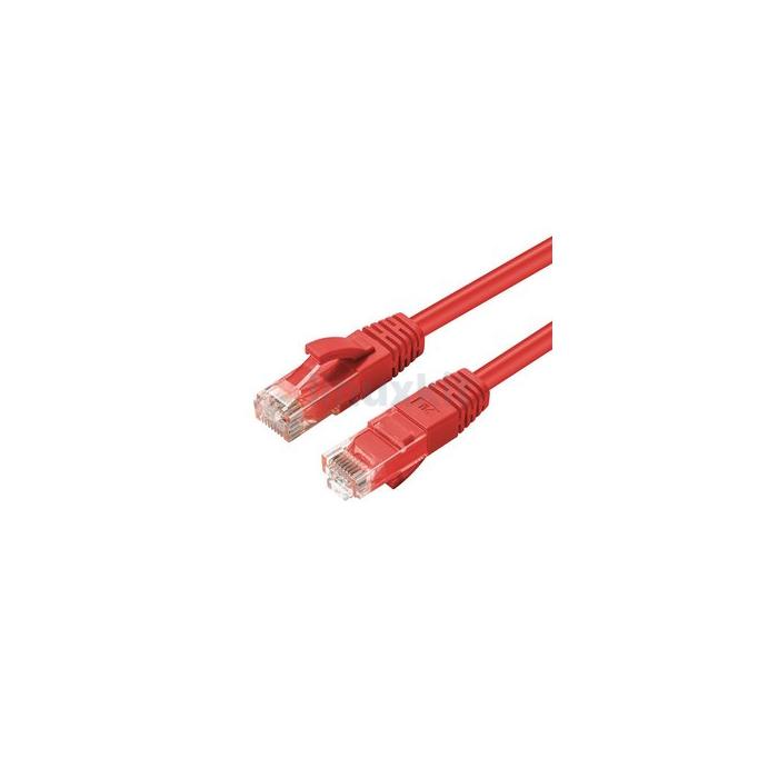 CAT6A UTP Network Cable 0.15m, Red