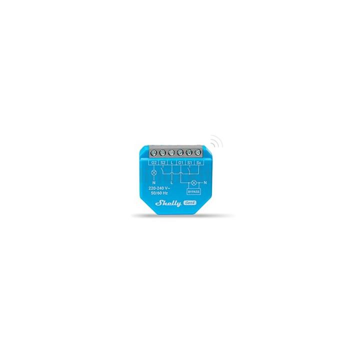 Shelly 2L Gen3 Dual-Channel WiFi Smart Switch for No-Neutral Lights