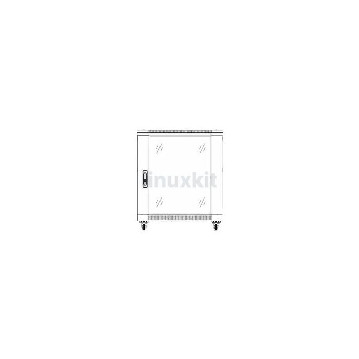 All-Rack 12U Floor Standing Cabinet (Black)