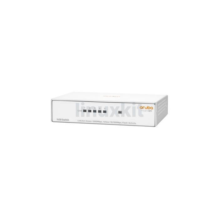 HPE Networking Instant On 1430 5-Port Unmanaged Switch (R8R44A) HPE Networking Instant On 1430 5-Port Unmanaged Switch (R8R44A)