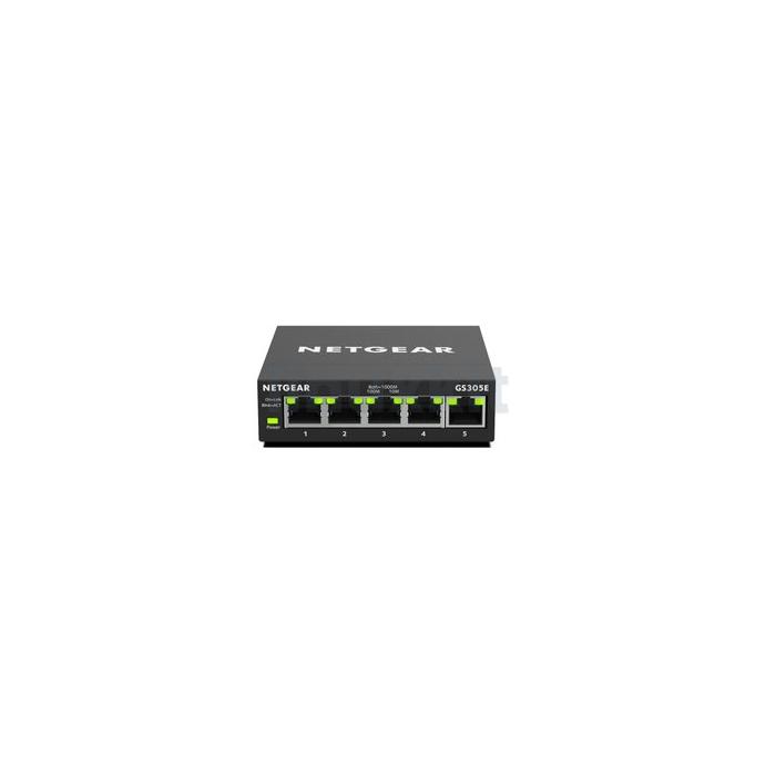 Netgear GS305E-100UKS 5-Port Desktop Gigabit Switch Netgear GS305E-100UKS 5-Port Desktop Gigabit Switch