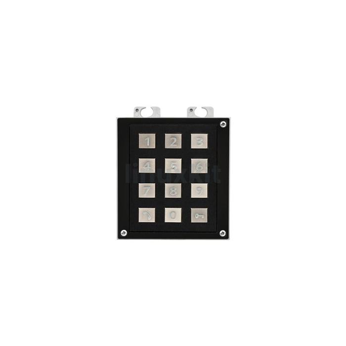 2N IP Verso Keypad Module 9155031B - in Black