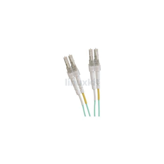 3m OM3 LC-LC 50/125 Fibre Cable Aqua