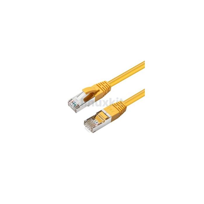 Ethernet Cable - Category 6A - Yellow - 0.25m
