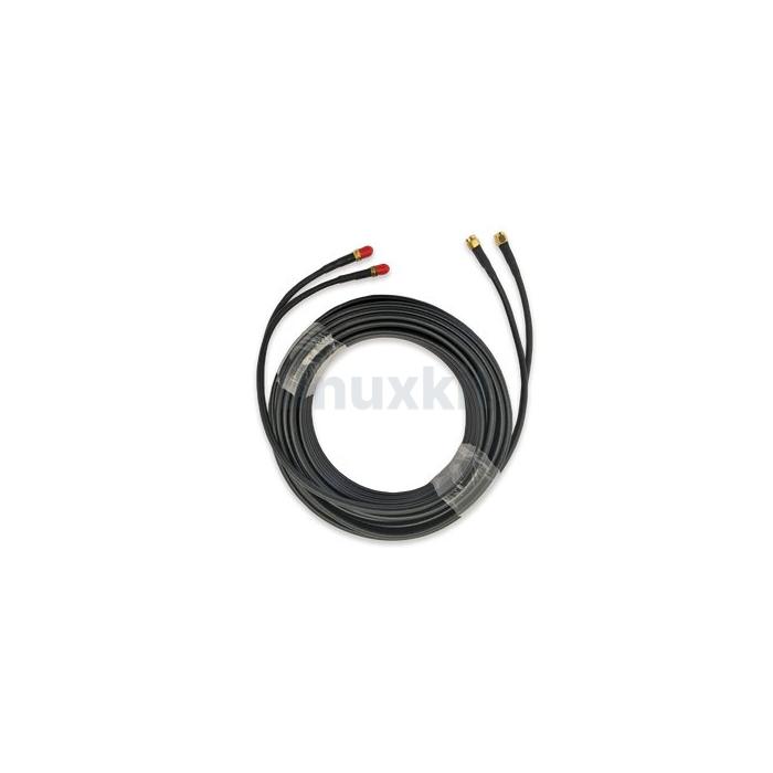 Poynting CAB-109 10m Twin HDF-195 Low Loss Cable SMA(m) to SMA(f)