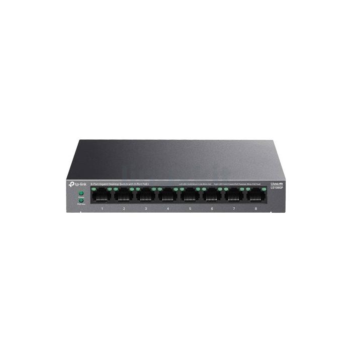 TP-Link LS108GP 8-Port Gigabit PoE Switch with 8-Port PoE+