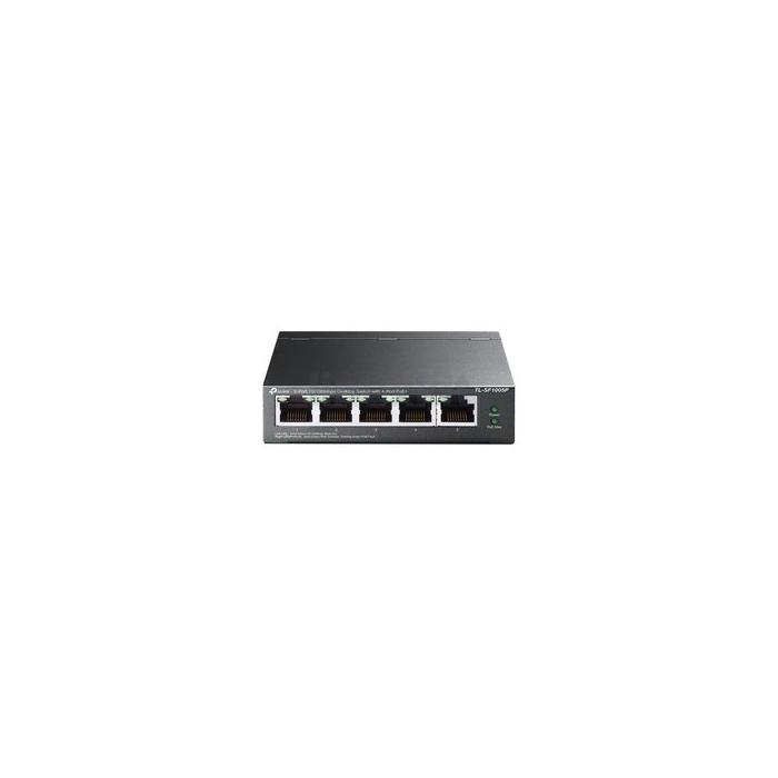 TP-Link TL-SF1005P 5-Port Unmanaged PoE Switch with 4 PoE+ Ports