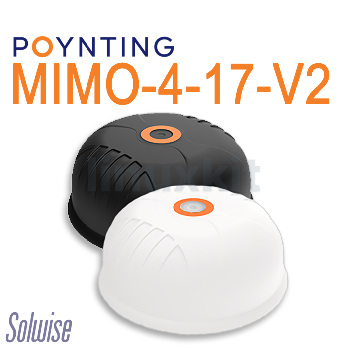 5G, WiFi, & GPS Vehicle Antenna WHITE V2